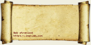 Jakov Denić vizit kartica